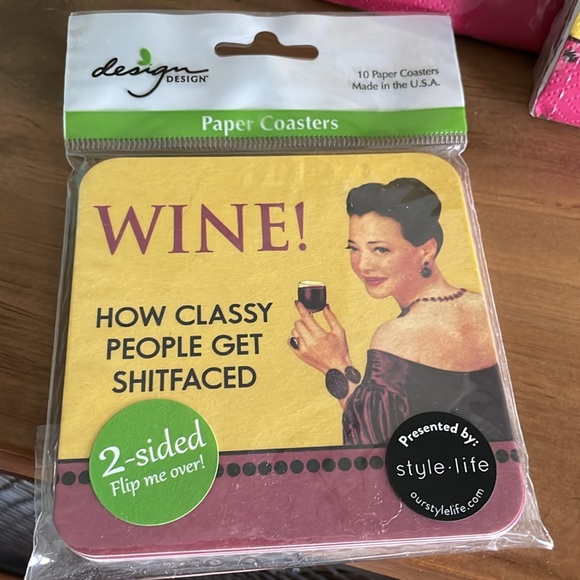 Style Life Wine Napkins and coasters - Picture 4 of 5